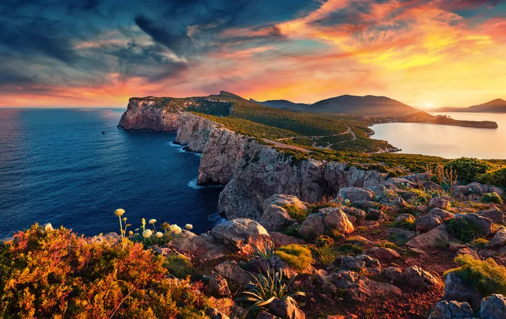 Panoramablick auf das Capo Caccia