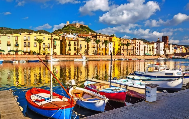 Bosa auf Sardinien, Italien