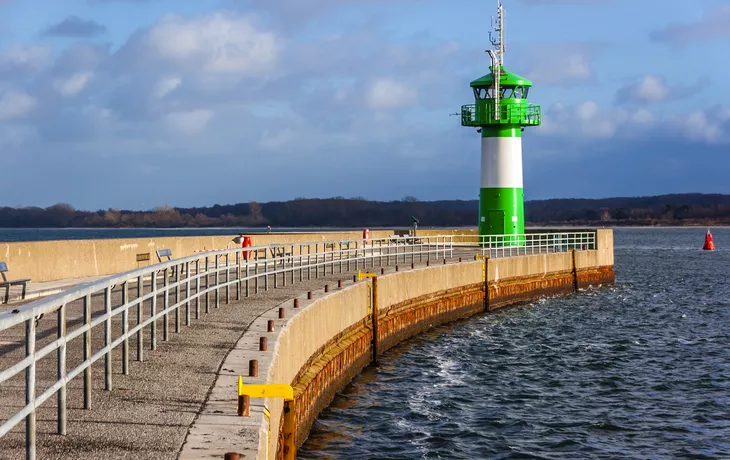 Molenfeuer Travemünde an der Ostsee, Deutschland