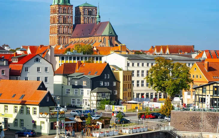 Hafen und Altstadt von Stralsund