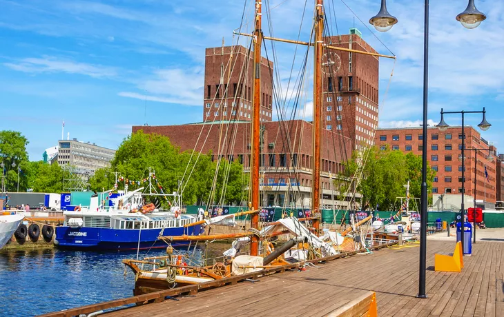 Rathaus von Olso, Norwegen