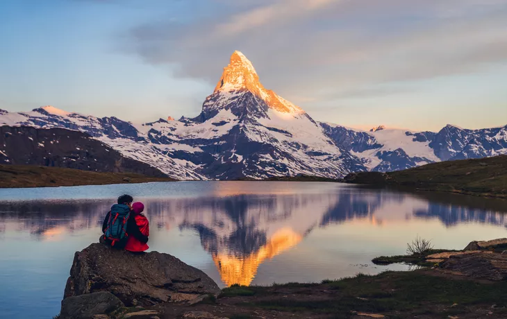 Stellisee am Matterhorn, Schweiz