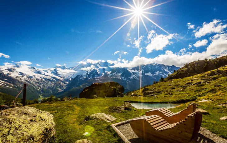 Bergpanorama Saas-Fee