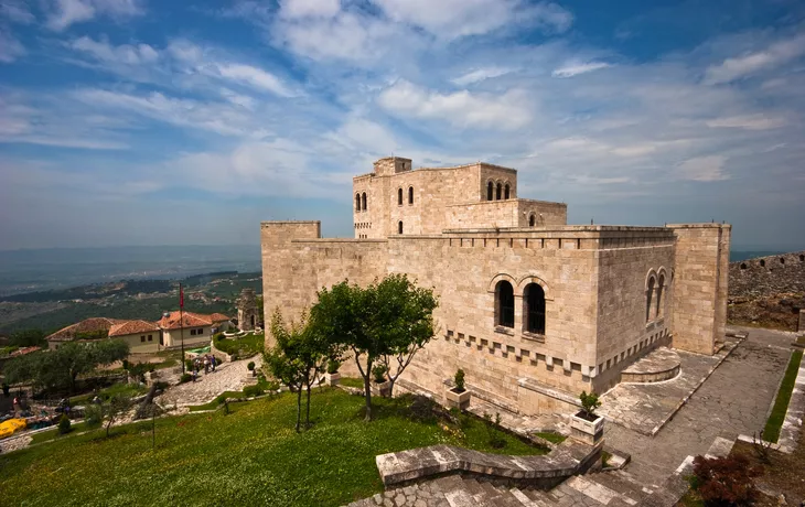 Skanderbeg Museum & Festungsgelände in Kruja, Albanien