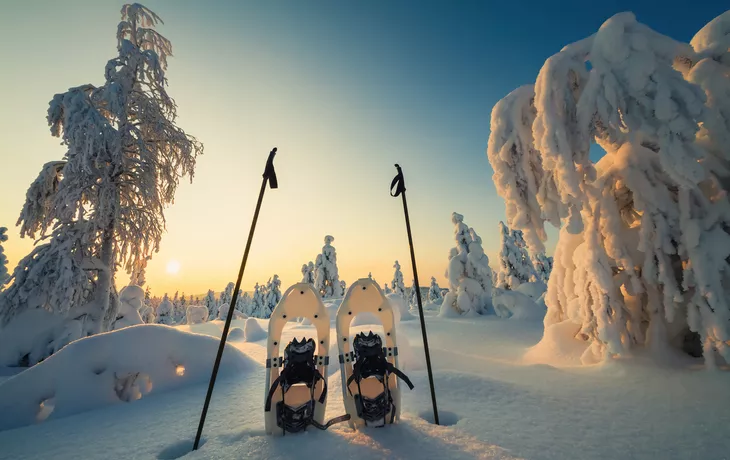 Schneeschuhtour durch Lappland