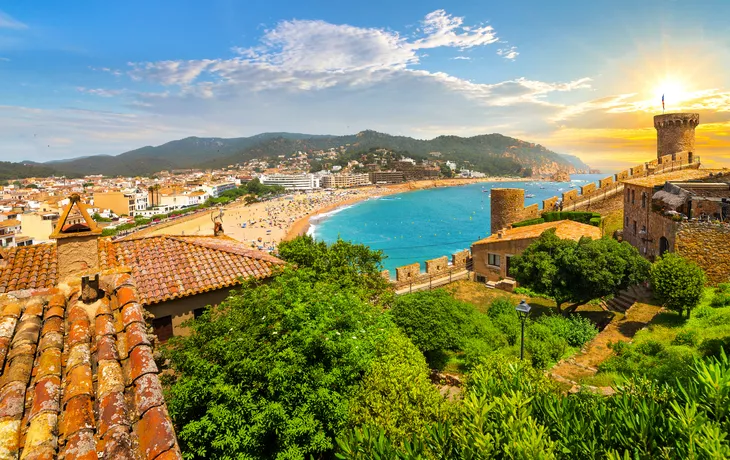 Tossa de Mar - mittelalterliche Burg entlang der Costa Brava