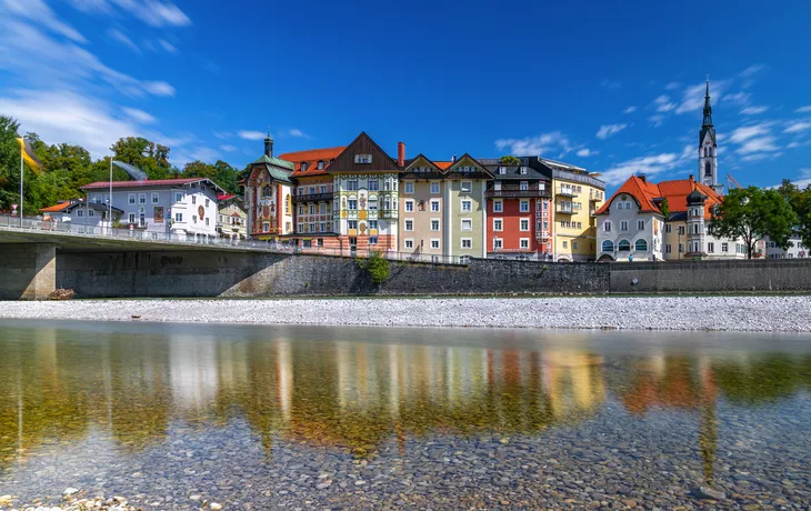 Altstadt von Bad Tölz in Oberbayern