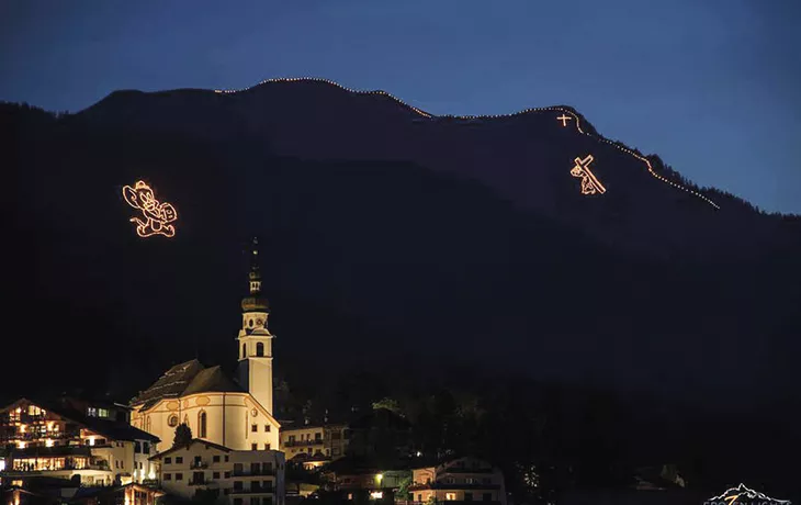 Berge in Flammen