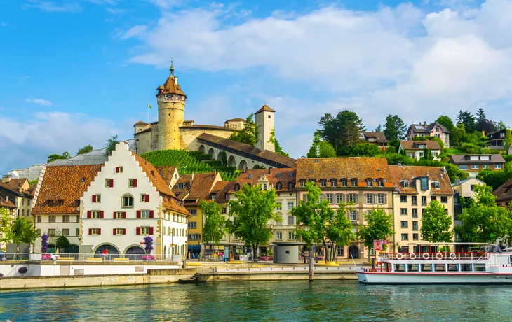 Festung Munot in Schaffhausen am Rhein in der Schweiz