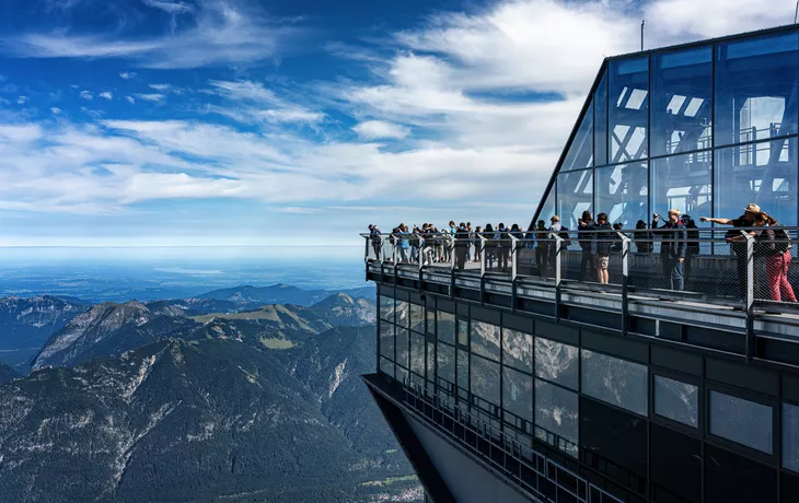 Zugspitze - mit 2962 m ü. NHN Deutschlands höchster Berg