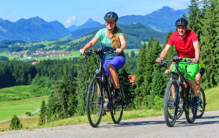 mit elektrischer Unterstützung mühelos bergauf fahren