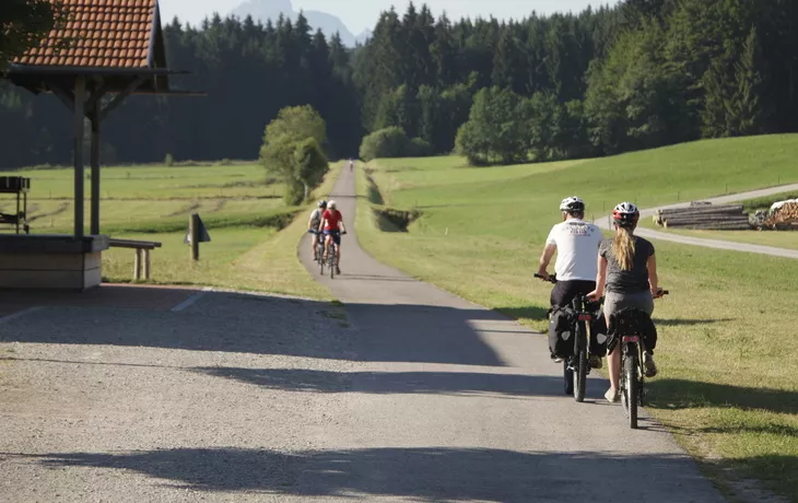 Radweg entlang der Dampflok-Runde