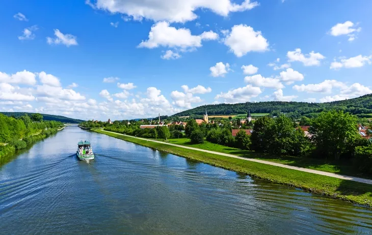 Panorama von Berching, Main-Donau-Kanal