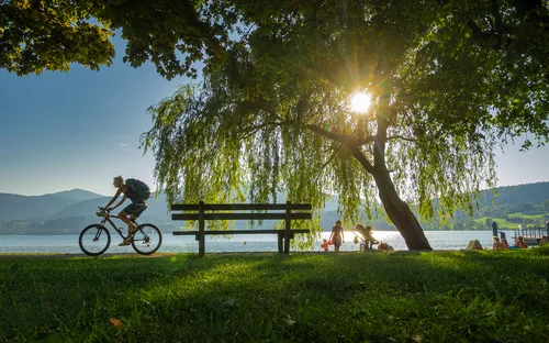 Fahrradfahren am Tegernsee