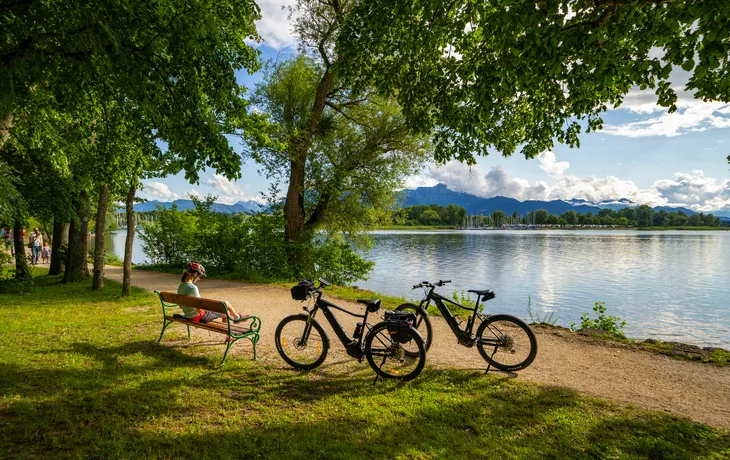 Radfahren am Chiemsee