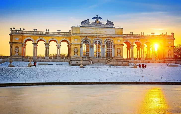 Gloriette im Winter