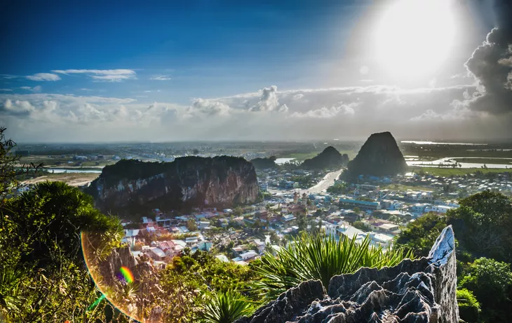 Blick von den Marmorbergen in Danang