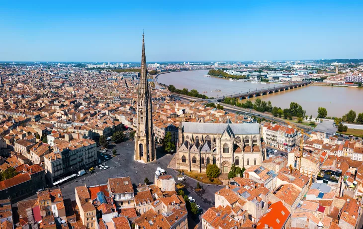 Luftbild von Bordeaux, Frankreich