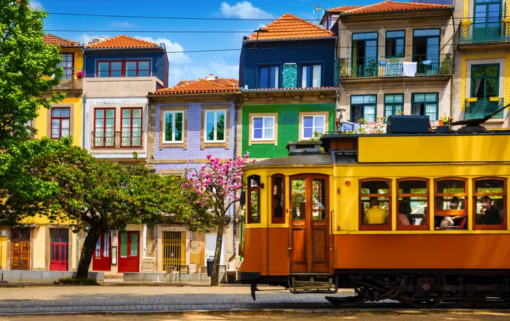 Porto an einem schönen Sommertag