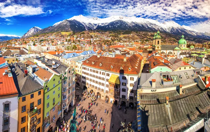 Altstadt von Innsbruck in Tirol, Österreich